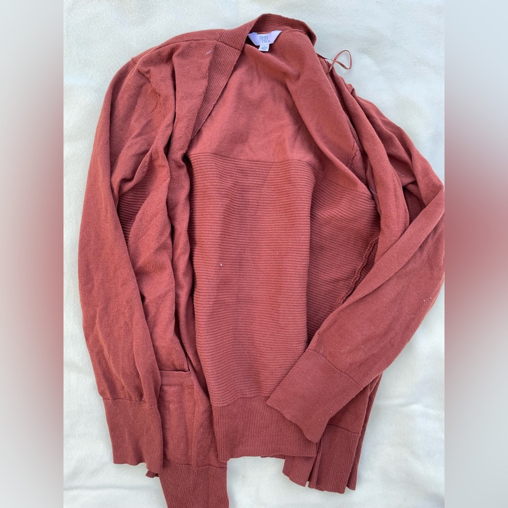 Burnt orange cardigan